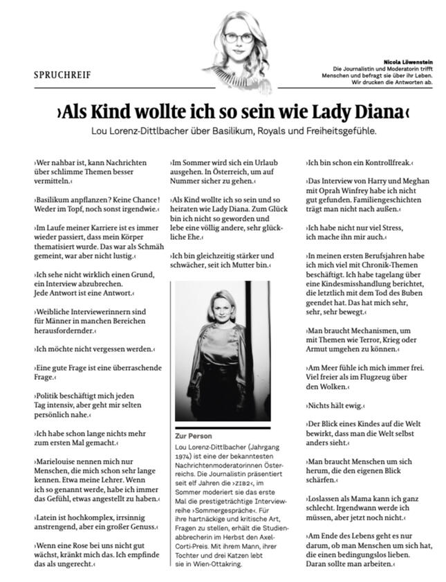 Spruchreif mit Lorenz-Dittlbacher